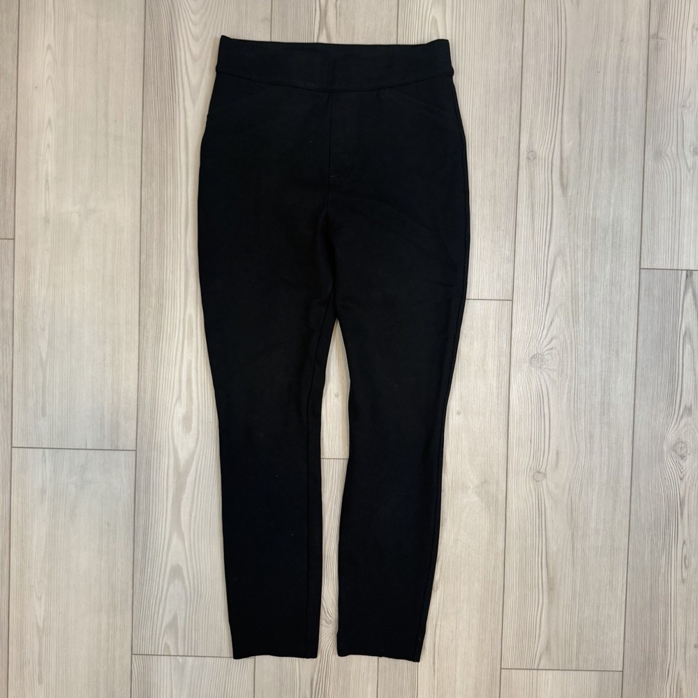 Spanx The Perfect Skinny Pant Womens‎ SMALL Black Stretch 20251 Pull On